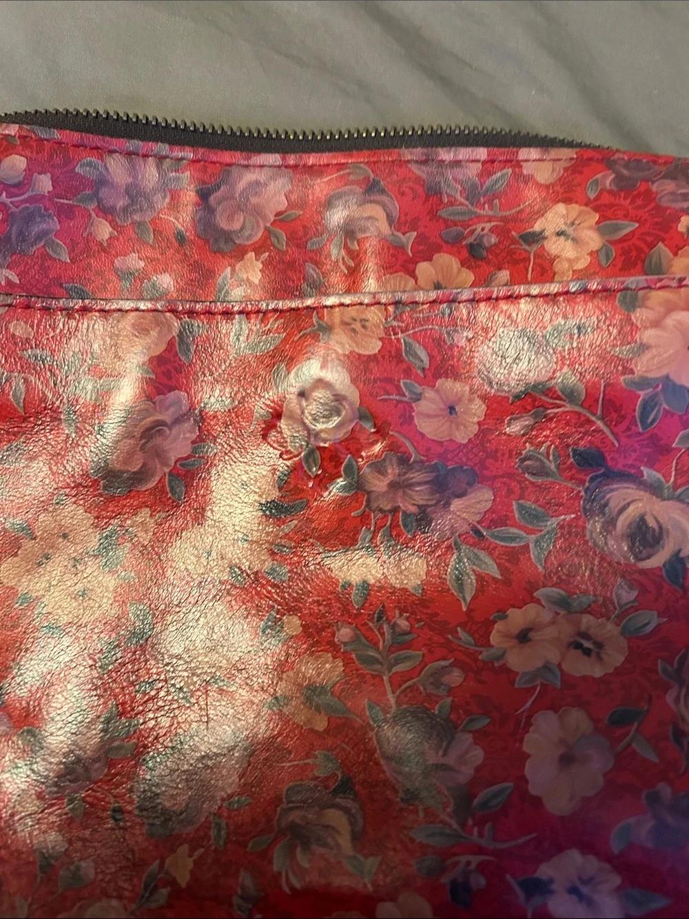 Patricia Nash Floral Crossbody Bag in Red - Picture 8 of 8